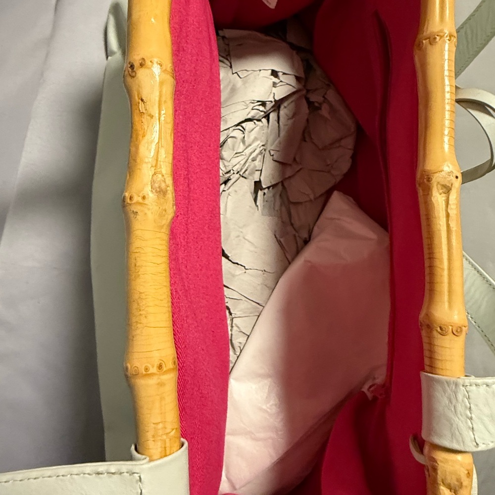 HYPE summer purse with bamboo trim